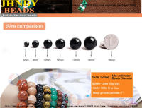 JHNBY Piedra De Malachita Y Avestruz Sinuclear Esfera Redonda De Joyería Para La Fabricación De Pulseras Accesorios DIY En Grosor De 4/6/8/10/12MM - details 7