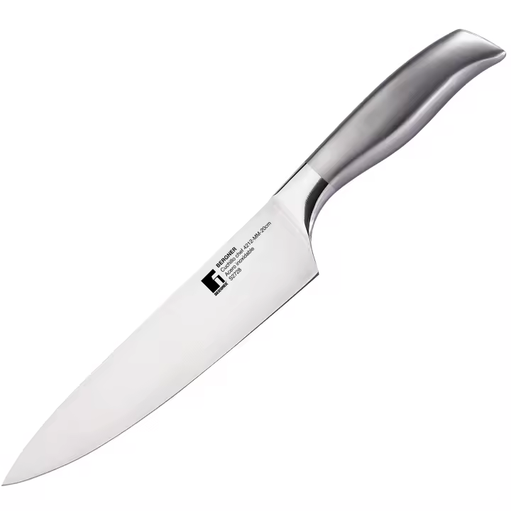 cuchillo chef 20cm acero inoxidable BERGNER - 1