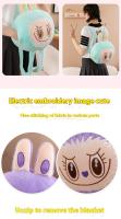 Cojín De Anime  Para Otoño E Invierno Cojín De Edredón Dual Propósito Resistente Al Calor Y Frío Para Coche Mantel De Siesta Para Niñas Regalo De Peluche Flannel Tamaño Regular Y Hombro - details 2