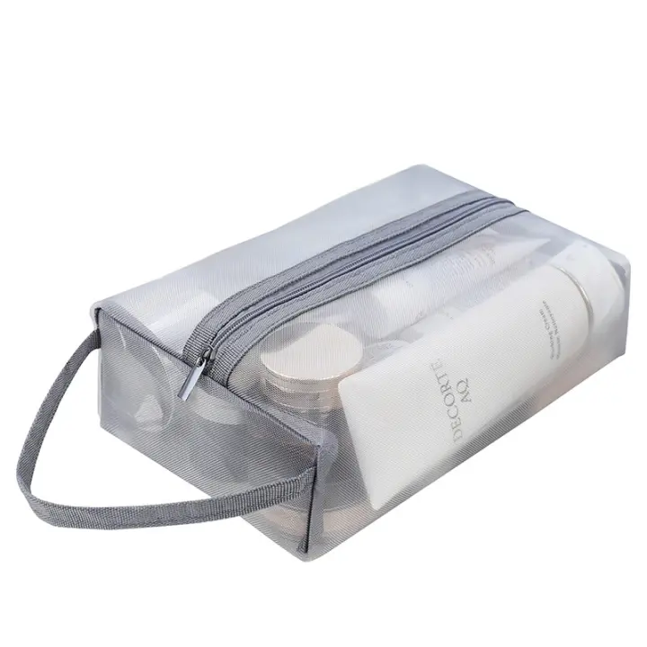 Bag Travel Wash Bag Toiletry Bag Transparent Women Cosmetic Bag Korean Storage Bag Skin Care Storage Bag Zipper Makeup Bag DIY - 1