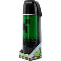 Termo de acero térmico Minecraft 495ml con vaso - details 4