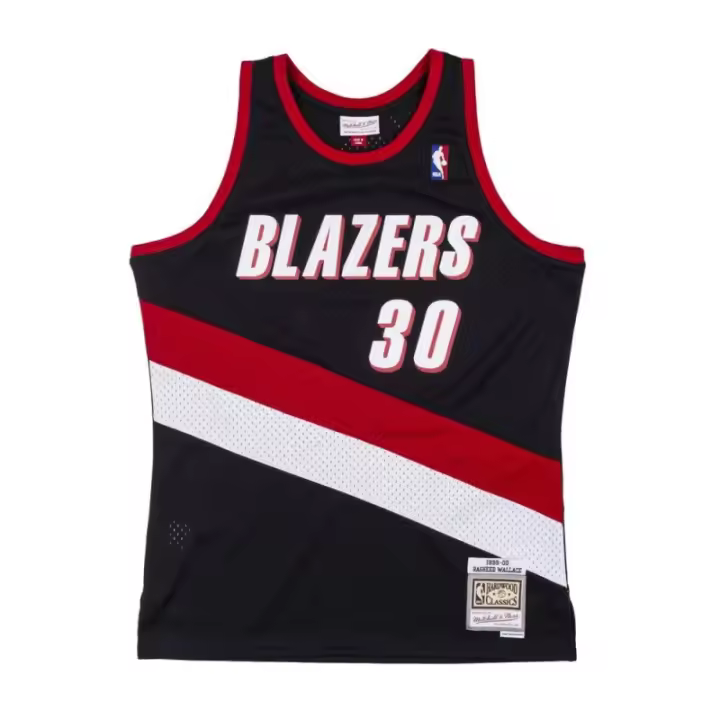 CAMISETA RASHEED WALLACE PORTLAND TRAIL BLAZERS 1999-00 - SWINGMAN MITCHELL& NESS - 1