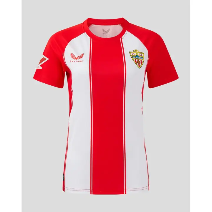 CAMISETA UD ALMERIA PARA MUJER. PRIMERA EQUIPACION TEMPORADA 24/25. DE LA MARCA CASTORE - 1