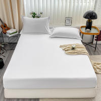 Sábana Simple Y Generosa De Estudiante Para Dormitorio En Color Sólido 100% Poliéster Uso Doméstico Estilo Nuevo - details 1