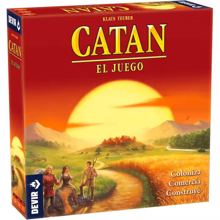 Devir Juego de Mesa Catan BASICO - Juego de Mesa - Nuevo a estrenar - Devir - TOP VENTAS - 1