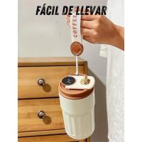 Termo hermético con tapa a prueba de fugas, pantalla digital que muestra la temperatura. Ideal para mantener tus bebidas a la temperatura perfecta mientras viajas, trabajas o haces ejercicio. Fácil de usar y limpiar - details 2