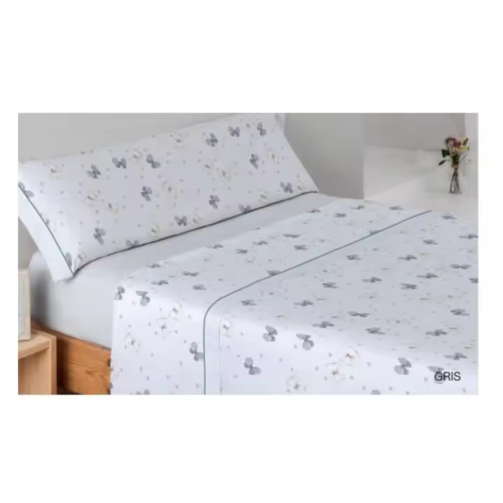 Juego de sábanas de Verano Estampado. Ropa de Cama Juego de 3 Piezas, 50% Microfibra. 50% algodon Modernas - 1