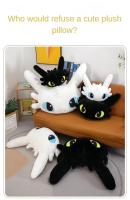 Cojín De Peluche Dragón Luz Furia Figura De Acción Dientes Del Viento Decoración De Hogar Cojín De Sofá Forma Rectangular Relleno De Poliéster/Celulosa Tamaño Adecuado Para Viaje Y Cama - details 1