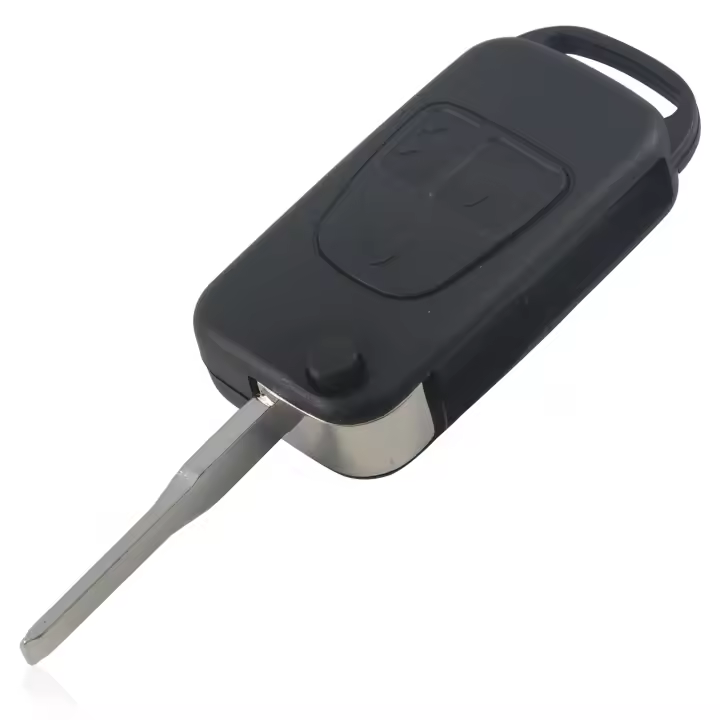 Carcasa De Llave Inteligente Jingyuqin Con 2/3 Botones Para Mercedes Benz ML C CL S SEL SLK E113 W168 W202 W203 Hoja Incluida - 1