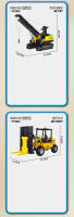 Juguetes De Bloques De Construcción Creativos Para Niños Excavadora Vehículo De Ingeniería Hydraulica Kit De Artesanía DIY Con Mini Bloques De Plástico Para Niños Regalo Para Niños - details 7
