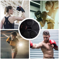 Maquina de boxeo musical, para Adultos y Niños, Maquina de Boxeo Musical Electronic LED Wall Boxing Target Smart Boxing Aparatos de Entrenamiento Soporta Bluetooth Recargable por USB, 9 Modos de Velocidad - details 4