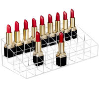 Estante de almacenamiento de lápiz labial acrílico transparente, 36 rejillas, estante de exhibición de cosméticos - details 2