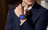 Reloj De Hombre SAPPHERO En Acero Inoxidable Dorado Con Cronógrafo Y Calendario Resistente Al Agua Pantalla Analógica-Digital Estilo Casual - details 16