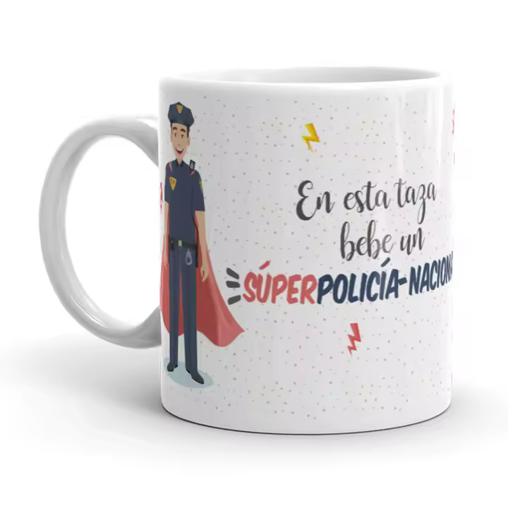 Kembilove Taza de café - Regalo para Policía Nacional, Apreciación y Reconocimiento a los Héroes de la Seguridad Pública - 1