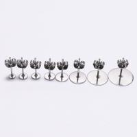 Base De Pendiente De Acero Inoxidable 3-12mm Para Joyería DIY Con Tapa Incluida Pack De 10-100 Piezas Herramientas De Bricolaje - details 4