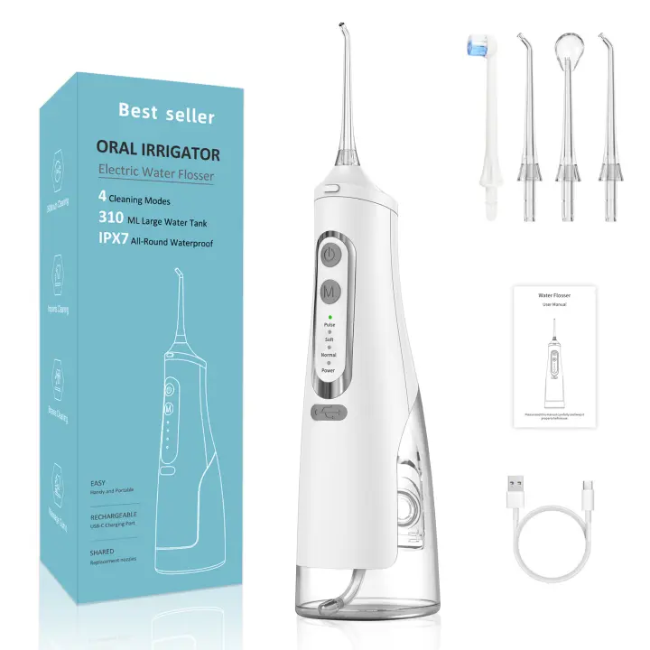 Dental de Agua, 4 Modos, 310ML, IPX7, impermeable, para viaje en casa - 1