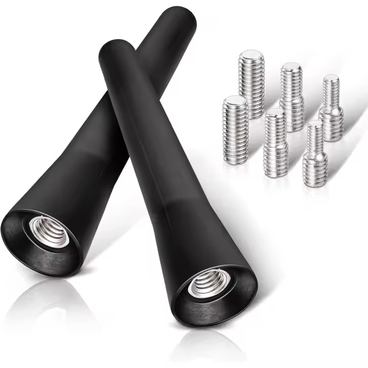 Antena FM Dab para coche, 2 unidades, 6,5 cm, miniantena corta para coche con potente función de recepción FM/AM/Dab - 1