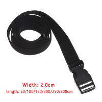 Cinta De Atado De Nylon Duradero Para Camping Y Viajes Negro Con Hebilla De Cierre De Camanchina Herramienta De Equipaje - details 11