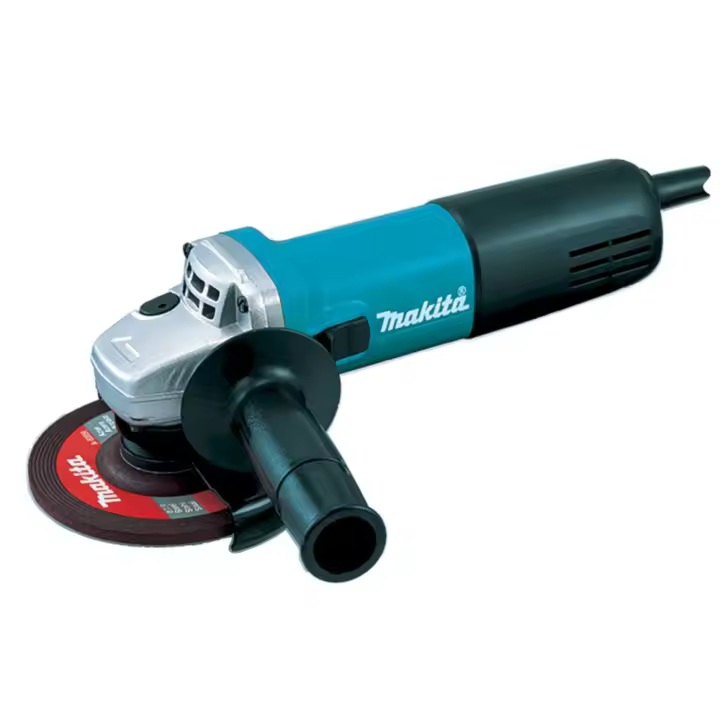 Radial: Miniamoladora angular compacta con función anti-restart para cortar y rectificar 840W 125mm. 9558HNR Makita - 1