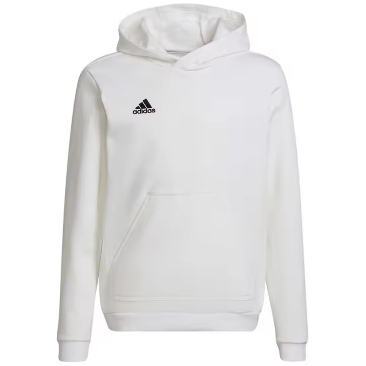 Sudadera con Capucha Adidas Entrada 22 para niños unisex en color blanco - 1