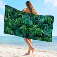 Toalla De Microfibra Absorbente Y Secado Rápido Para Playa Yoga Natación Senderismo Toalla De Palmas Suave Y De Alta Calidad Para Deportes Y Viajes - details 8