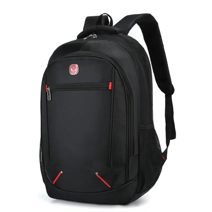 Mochila Grande Para Estudiantes Color Sólido Casual Material Oxford Para Hombres Mochila Multifuncional Con Manija Suave Sistema De Espalda Curvo Fashíon - 1
