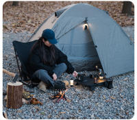 Estufa Portátil De Acero Inoxidable Para Camping Y Picnics shineTrip Aries Chasis Detachable Para Madera Y Agua En Exteriores - details 9