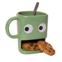 Fisura – Taza original para regalar “ojos”. Taza con soporte para galletas. Taza de cerámica con hueco para galletas. Taza de 240 ml en diferentes colores - details 1