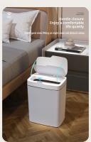 Bandeja De Baño Inteligente Almacenamiento Automático Blanco Sensor Táctil Ecológico 15L Sin Cierre De Plástico Rectangular - details 7