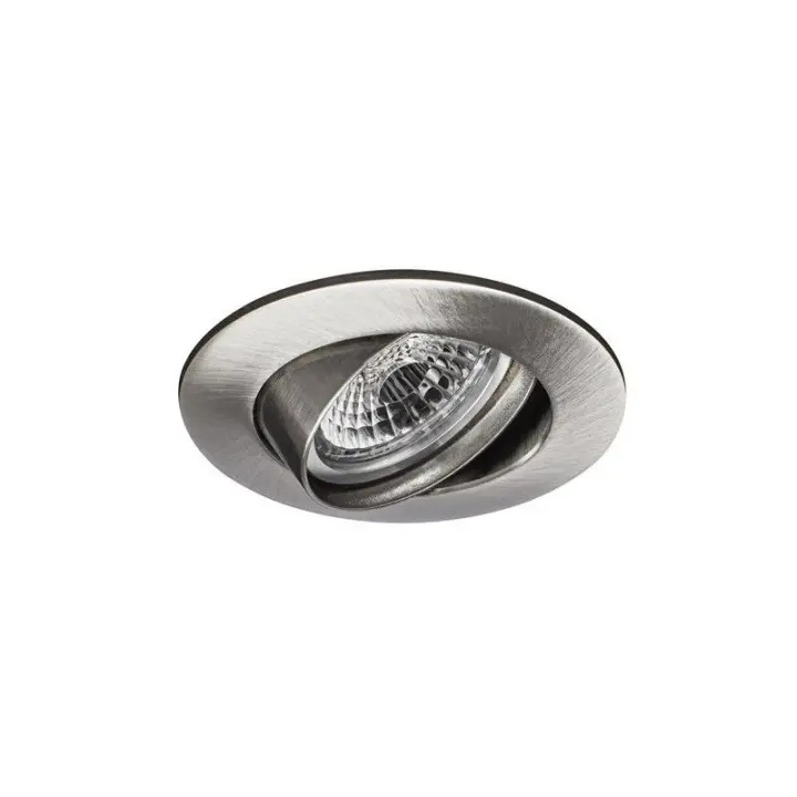 HUANGJISOO Downlight 634 GX5,3 12V 50W Níquel Satinado JISO 634D-12 - Focos Empotrables LED - 1