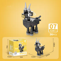 Bloques De Construcción De Animales Del Mundo Insecto Scorpion Mantis Hormiga Araña Pájaro Marino Regalo Para Niños Adornos De Escritorio Bloques Pequeños Compatible Con Lego ABS Sin Batería - details 15