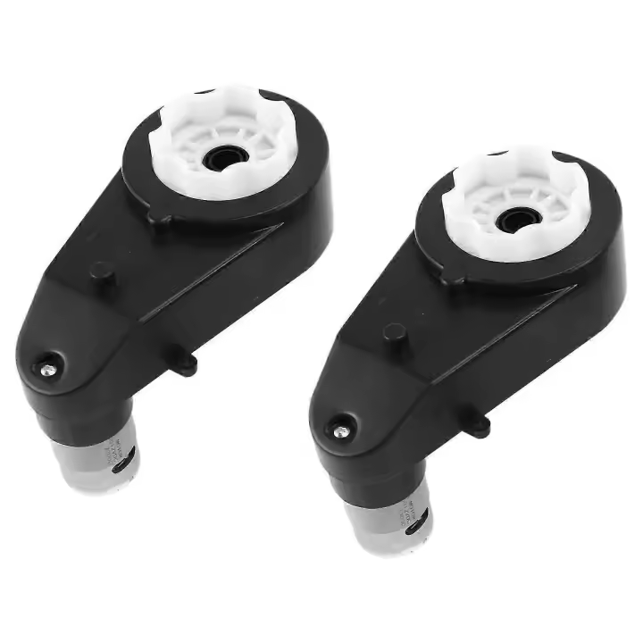 2 Pcs 550 Universal Children Electric Car Gearbox with Motor 12V 23000Rpm Motor with Kids Ride on C-Yvan - 1
