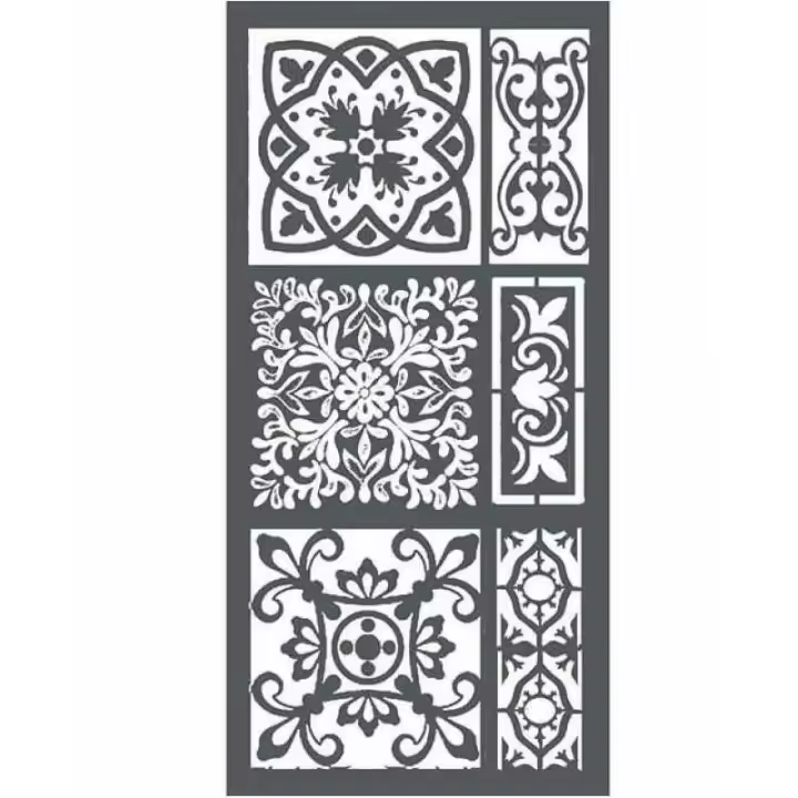 STAMPERIA                           PLANTILLA MIX MEDIA 12x25 CM 0,25 MM AZULEJOS - 1