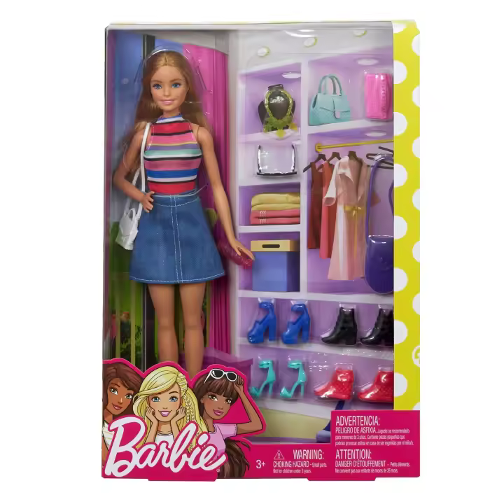 Barbie Muñeca Barbie y sus Accesorios Mattel FVJ42 - 1
