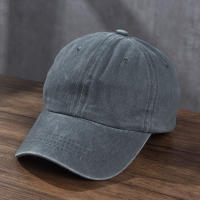 Gorro De Béisbol De Algodón Unisex Vintage Hip Hop Ajustable Para Hombres Y Mujeres Protección Solar Color Sólido Dad Bone Casquette - details 5