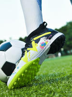 Zapatos De Fútbol Profesionales TF Resistentes Para Adolescentes Durable High Tops Entrenamiento Adulto Antideslizante Zapatos De Fútbol - details 5