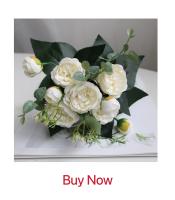 5/10 Piezas Flores Decorativas De Seda Gerbera Para Decoración De Hogar Y Boda Accesorios De Novia Adornos De Lienzo Artificiales - details 1