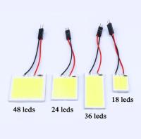 4 PCS Accesorios Para Interior De Coche Luz LED T10 18/24/48 SMD 4W 12V COB Panel De Luz Para Coche Luz De Maletero - details 1