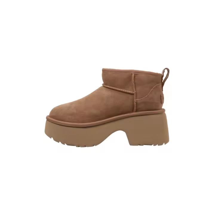 UGG Classic Ultra Mini New Heights  Botines De Tacón Mujer Cuero - 1
