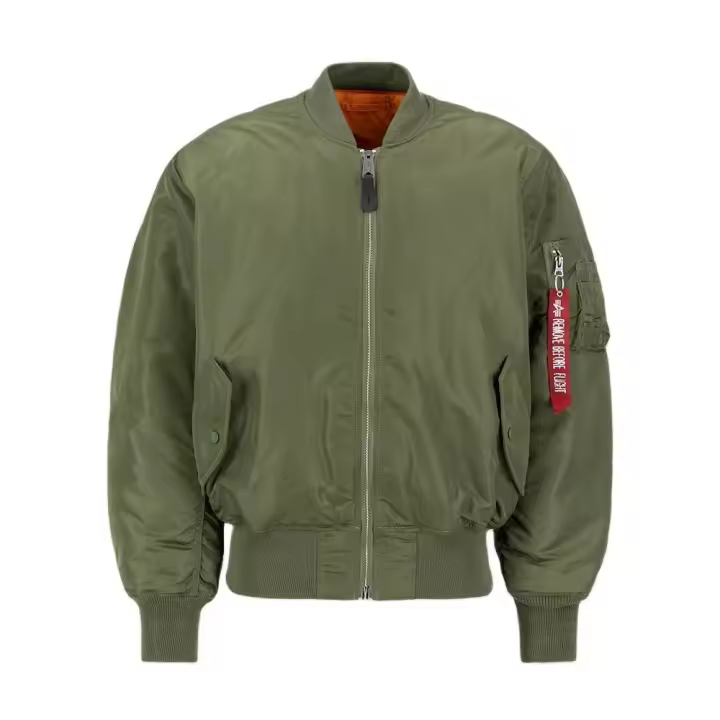 Chaqueta Bomber MA-1, Marca Alpha Industries, Variedad de Color y Talla, Para Hombre - Estilo Clásico - 1