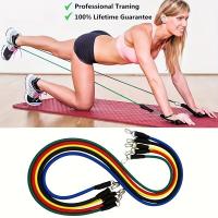 Cuerda De Resistencia Multifuncional Para Fitness 5 Tubos Elásticos Pedal De Yoga Aparato De Entrenamiento De Abdomen Y Extensión Para Músculos Diversos - details 3