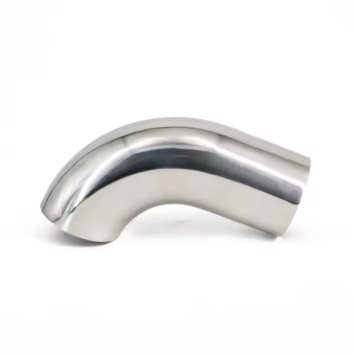 Tubo De Escape Para Coche Acero Inoxidable 304 Muffler Pieza De Automóvil 90 Grados Bajo Sanitario Tubo Elbowed De 51mm Y 63mm - 1