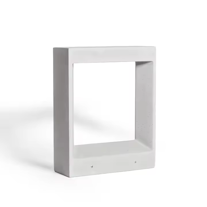 Ledkia Baliza Exterior LED Regulable 8W Cemento Arvene 35 cm Gris Piedra - 1