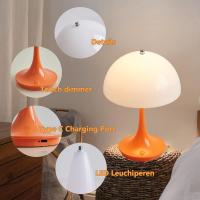 Lámpara De Mesa LED Con Sensor De Toque Luz Nocturna Recargable Inalámbrica Para Lectura Decoración De Habitación Restaurante Hotel Bar - details 2