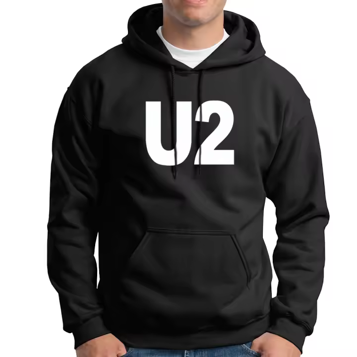 Sudadera con capucha U2. Bono. Joshua Tree. With or without you. One. Pride. Musica. Rock and roll. Varios colores. Todas las tallas. - 1