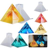 Molde De Silicona Para Piedra De Resina Chakra Cristal Pyramidal 1Pcs Herramienta Para La Creación De Joyas DIY Molde Reutilizable Suave - details 0