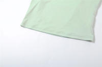 Conjunto De Ropa De Verano Para Mujer Weird Puss 2 Piezas Camiseta Sin Espalda Y Pantalones Flares Estilo Callejero Elegante Y Casual - details 6