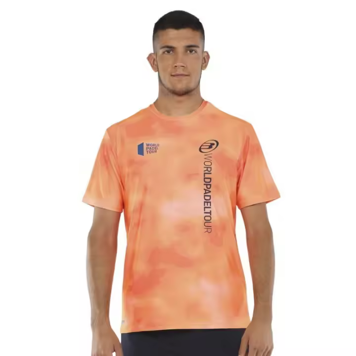 Camiseta bullpadel vaupes naranja fluor - 1