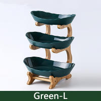 Plato De Madera Para Frutas Y Postres Con Particiones Y Pies Para Cocina Y Comedor Kemorela Originales En China - details 6