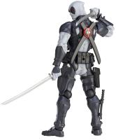Figura Móvil De Estilo Yamaguchi Marvel Modelo 001EX Deadpool Postura De Ataque Figura Coleccionable Gris Y Blanco Muñeco Decorativo Regalo Para Adultos - details 3